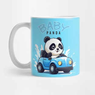 Baby Panda drive a car Mug